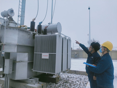 國網瓜州縣供電公司:雪后特巡保供電